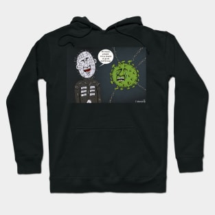 COVID-19 vs Pinhead Hoodie